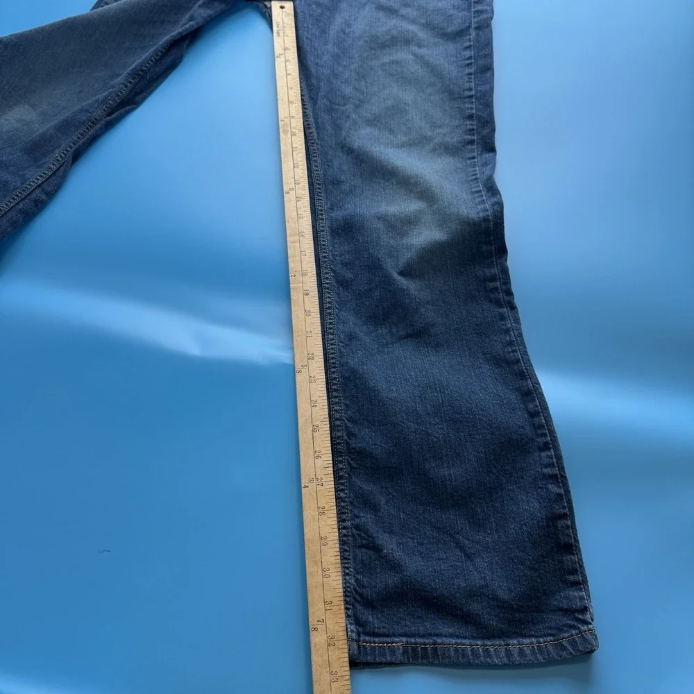 Levi's Mens 527 Low Boot Cut Fit Jeans 36x32 Medium/Dark Wash Little Fade